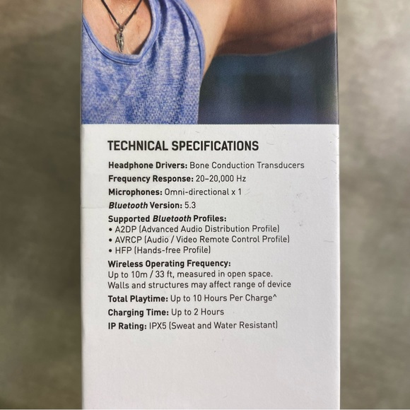 Outlier Free Wireless Bone Conducting Headphones - Picture 4 of 6